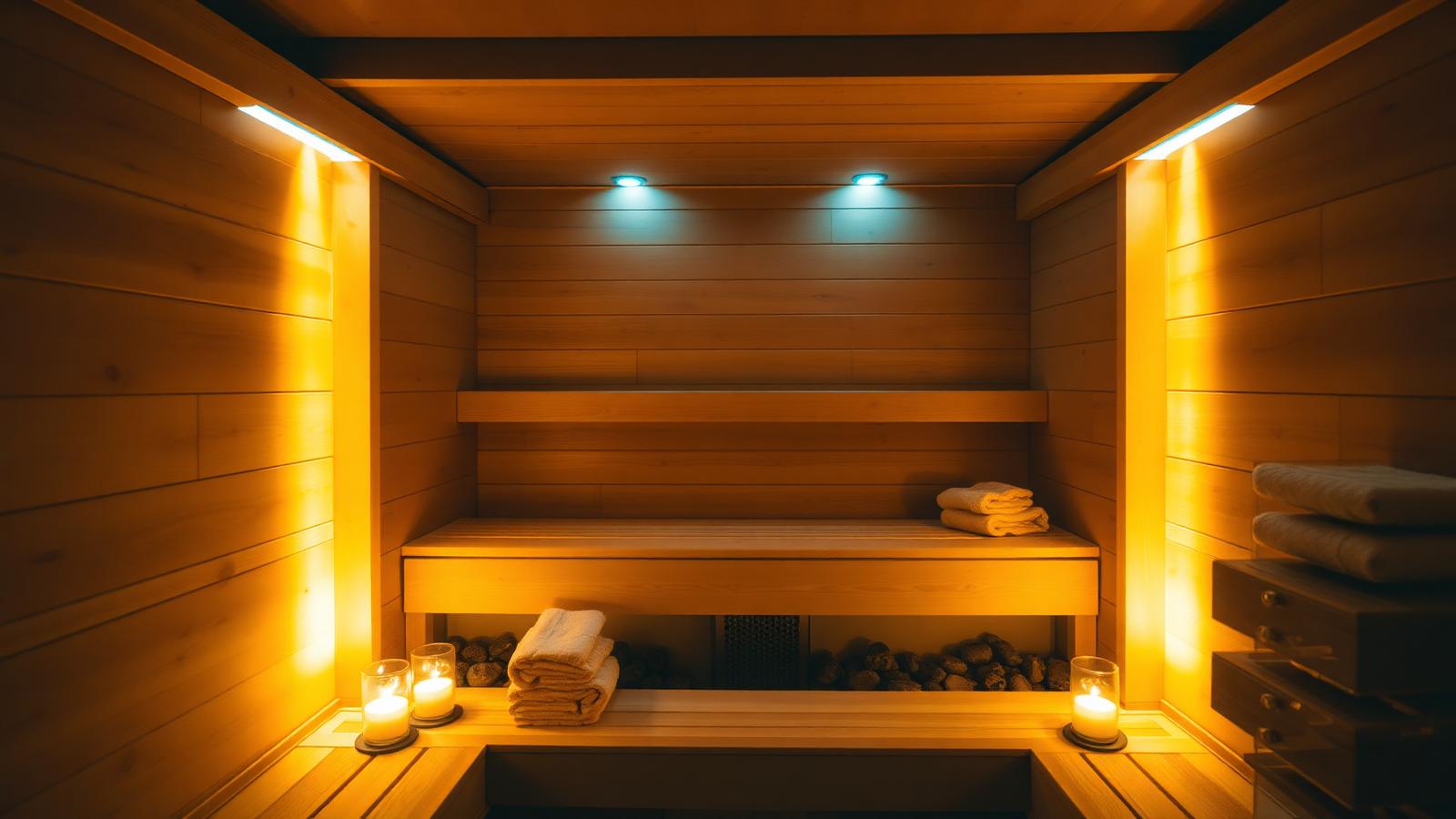 Privé sauna interieur