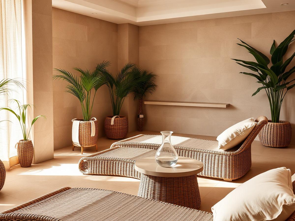 Sfeervol interieur Sauna Wellness Brugge